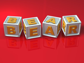 Block letters - 3d concept illustration