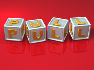 Block letters - 3d concept illustration