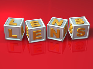 Block letters - 3d concept illustration