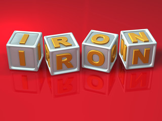 Block letters - 3d concept illustration