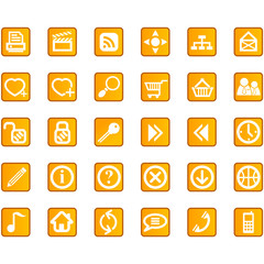 Web site and Internet icon set