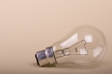 Clear lightbulb
