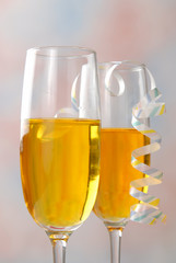 Festive Golden Wine