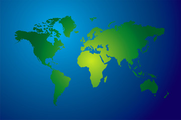 world map modern