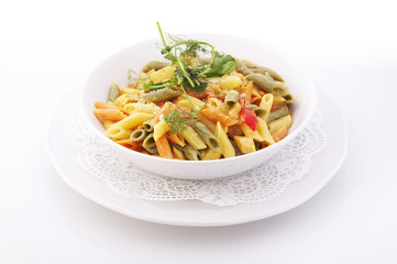 Colorful pasta