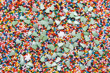 Multi-coloured balls