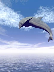 Stof per meter Dolfijn © Sergey Tokarev