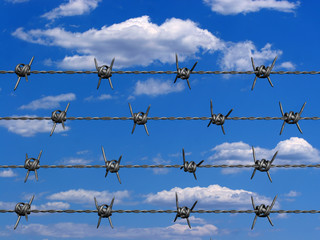 Barbed wire