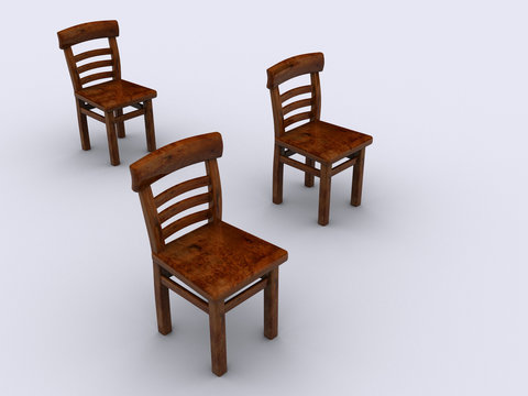 Three chairs