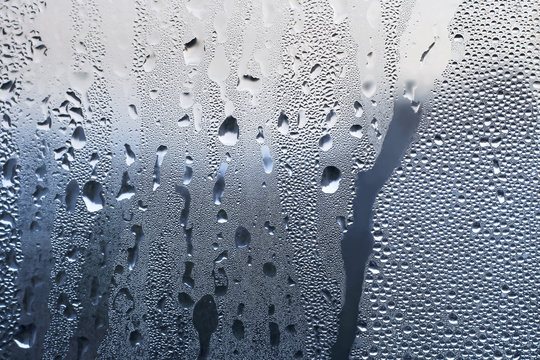 water drops on glass #3