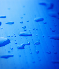 Water drops abstract background (shallow DoF)