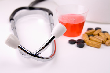 Medication in cup