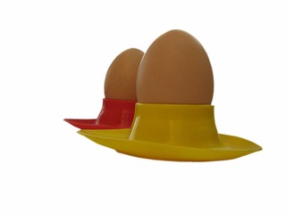 Fototapeta premium Eggs in Retro Eggcups