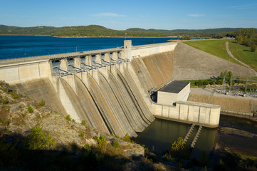 Energy Dam at a lake