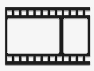 Filmstrip with shadow