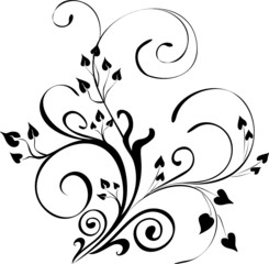 floral ornament - vector