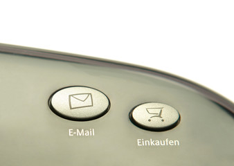 email button | E-Mail Taste | shopping key Knopf