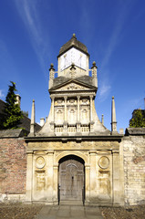 Gate of honour, Caius college, Cambridge