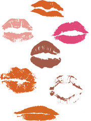 lipstick print