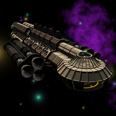Spaceship  01 with clipping path © Ralf Kraft