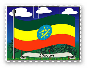 Briefmarke Äthiopien