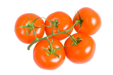 Bunch of fresh tomatoes