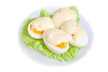 Eggs with mayonnaise