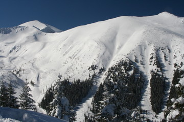 Fototapeta premium Winter in Tatra mountains