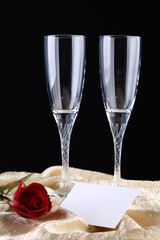 Two Champagne glasses 