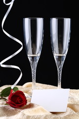 Two Champagne glasses 