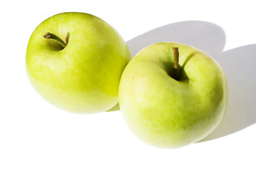 Apples with white background 4