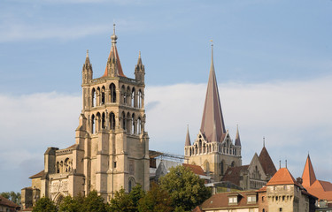 Fototapeta premium Kathedrale von Lausanne