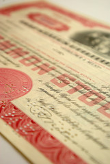 Fototapeta premium Aktien