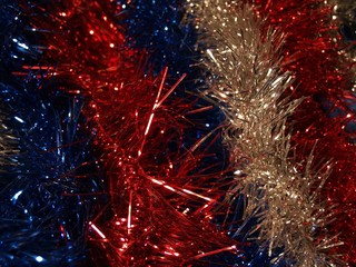 christmas sheeny tinfoil color decoration © LucyZ