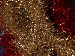 christmas sheeny tinfoil color decoration © LucyZ
