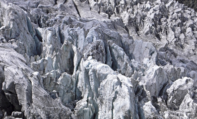 Fototapeta na wymiar Caucasian glacier.