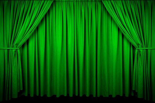 curtains in theater