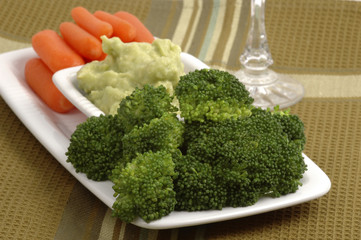 Guacamole and Vegetables