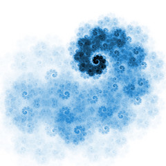 blue spiral cloud