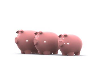 The Three Little Piggy Banks