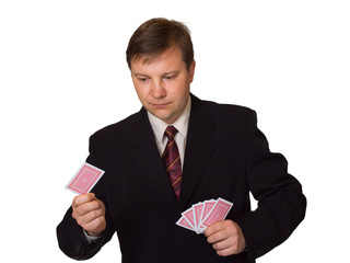 Men with playing cards