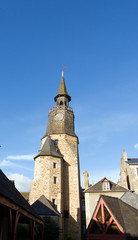 Fototapeta na wymiar Torre del reloj en Bretaña