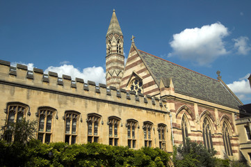 Fototapeta na wymiar Kaplica Oxford University Balliol College.