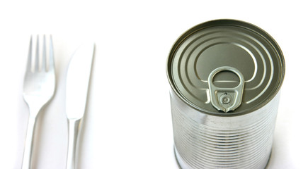 Can and place set, focus on can