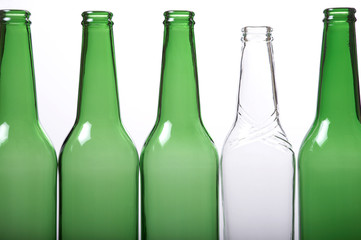 White and green