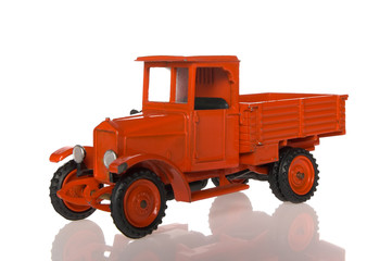 Red toy truck