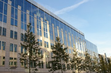 modern architecture - office building in Brussels, Belgium
