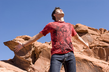 Naklejka premium Fashionable sexy man