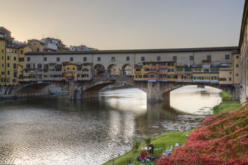Obraz premium Firenze Ponte Vecchio