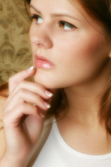 Naklejka premium Beautiful Teen